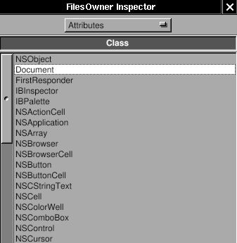 Set document as NSOwner of window