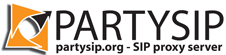  [partysip logo] 