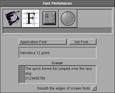 Font Preferences
