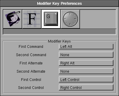 Modifier Key Preferences
