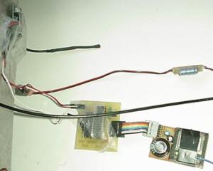 2.4GHz transmitter, pic+modem board, MS1E gps.